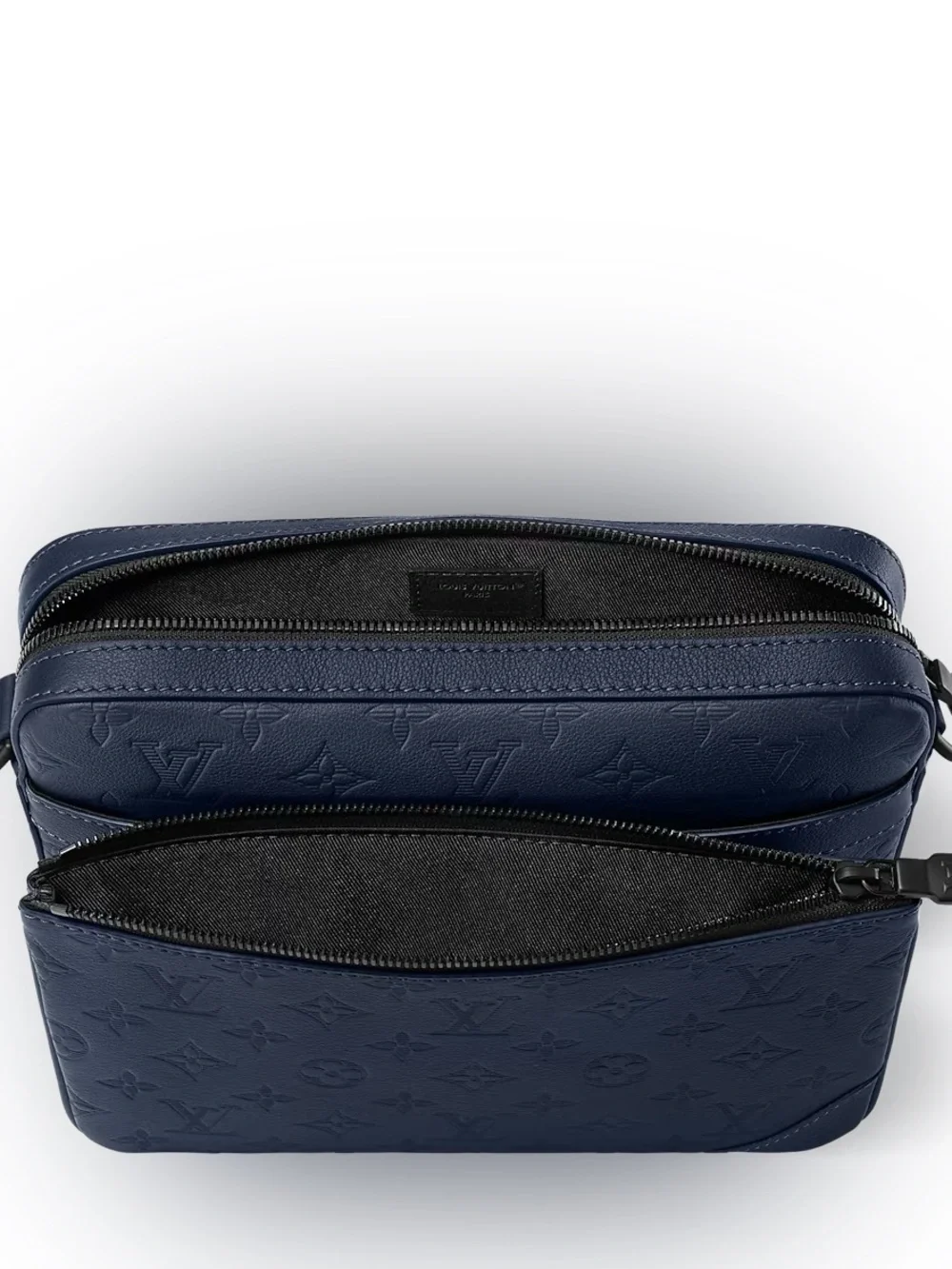 Louis Vuitton M14785 Trio Messenger Navy blue Monogram Shadow